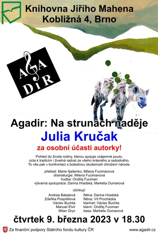 Akce KJM: Divadlo Agadir – Na strunách naděje: Julia Kručak