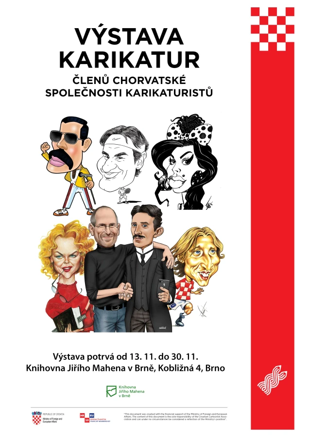 Akce KJM: Chorvatští karikaturisté – vernisáž výstavy
